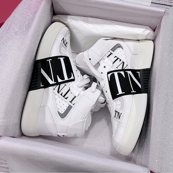 Valentino Garavani Shoes - Valentino Garavani VLTN High Top Sneakers